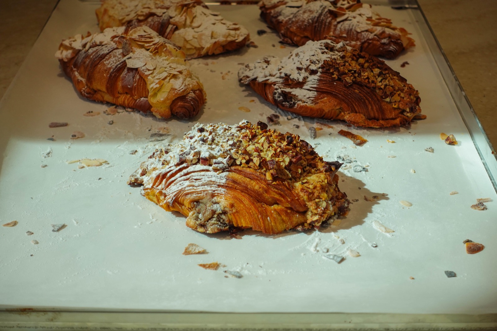 Pecan Double Baked Pain Au Chocolat
